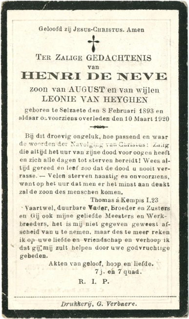 Henri De Neve