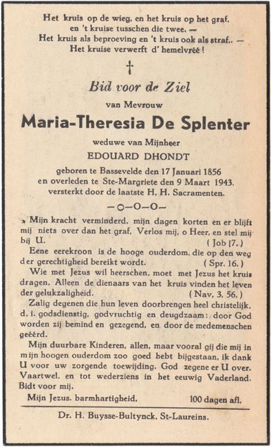 Maria-Theresia De Splenter