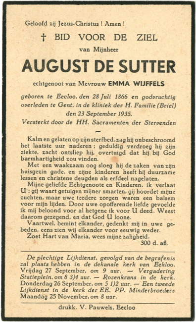 August De Sutter