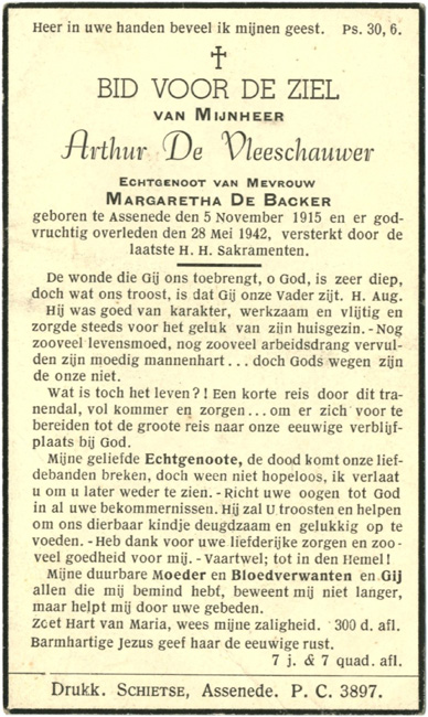 Arthur De Vleeschauwer