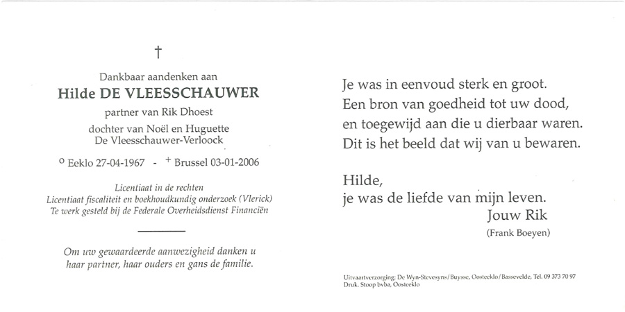 Hilde De Vleesschauwer