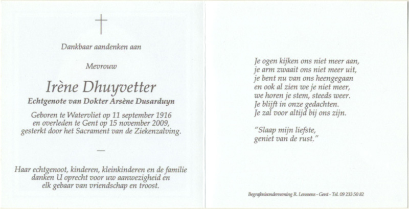 Irène Dhuyvetter