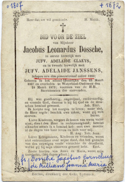 Jacobus Leonardus Dossche