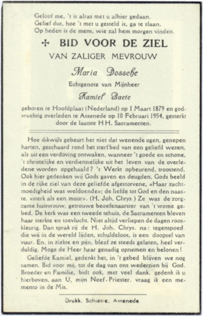 Maria Dossche