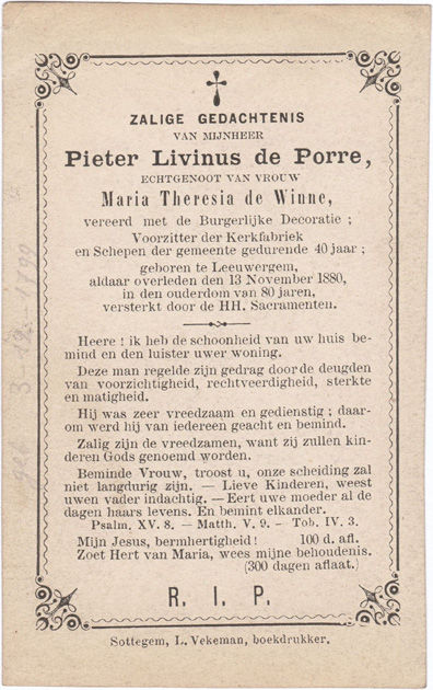 Pieter Livinus de Porre