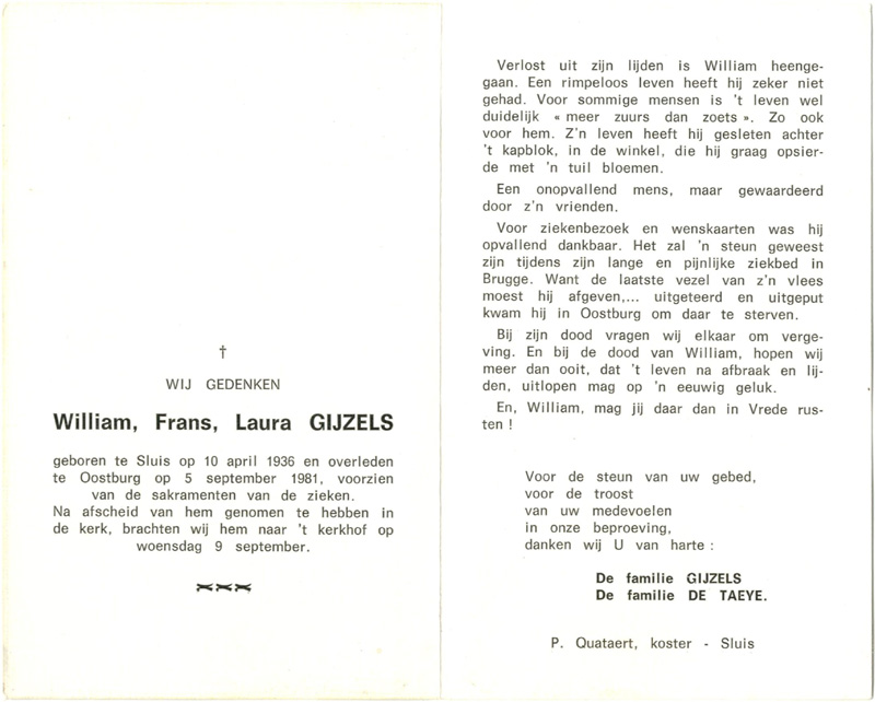 William Frans Laura Gijzels