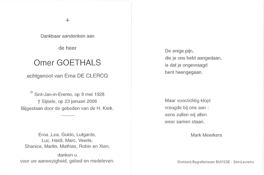 Omer Goethals