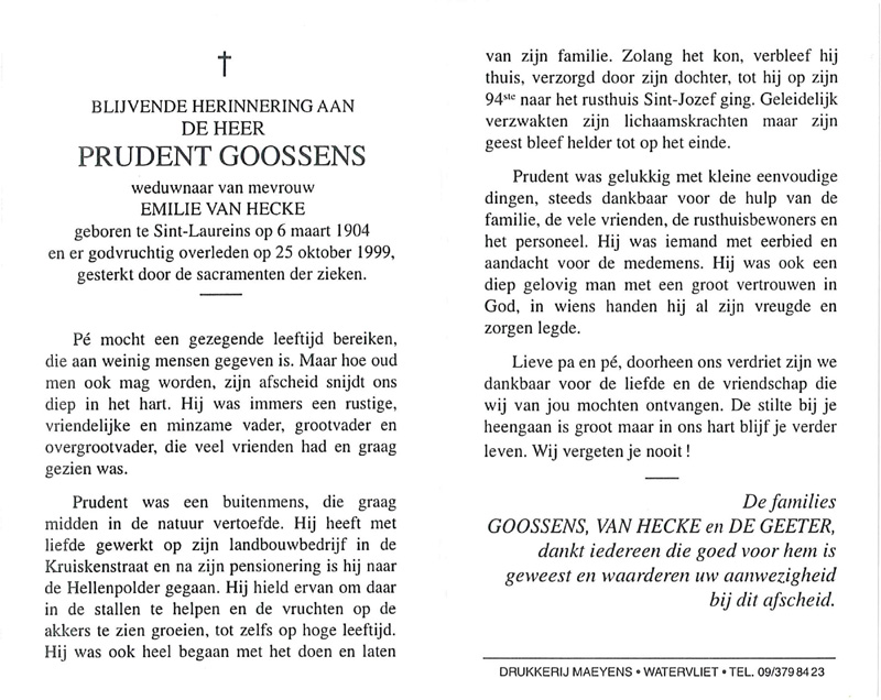 Prudent Goossens