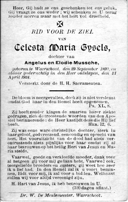 Celesta Maria Gysels