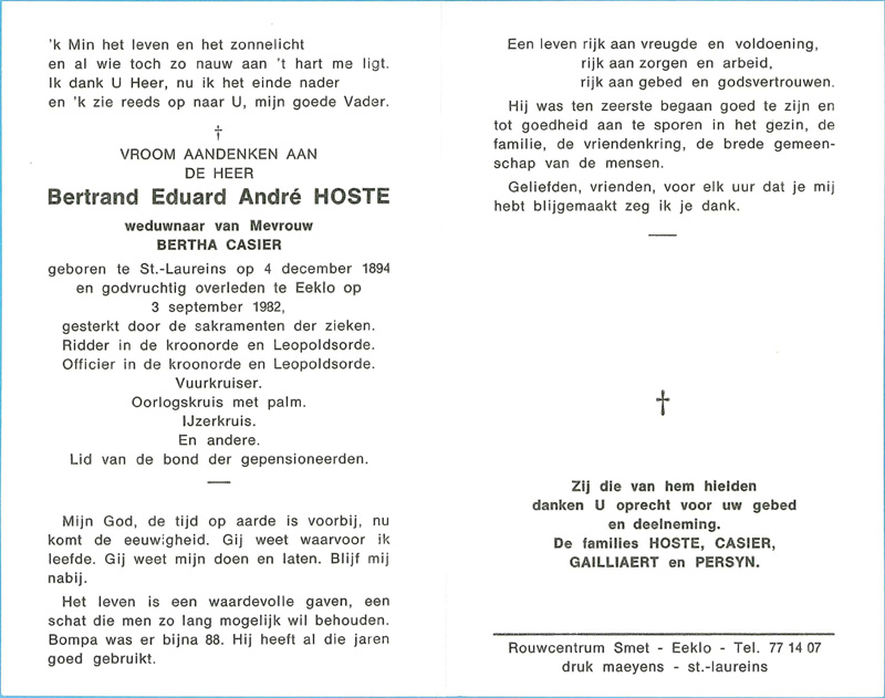 Bertrand Eduard André Hoste