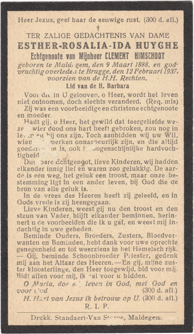 Esther Rosalia Ida Huyghe