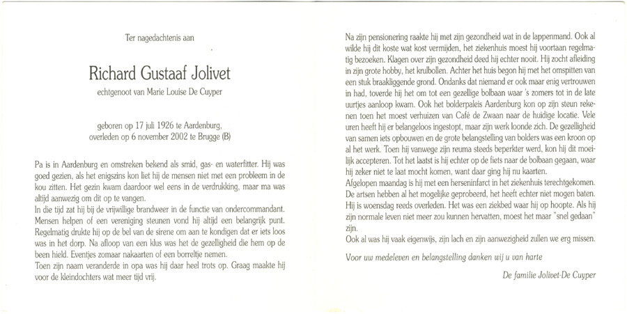 Richard Gustaaf Jolivet