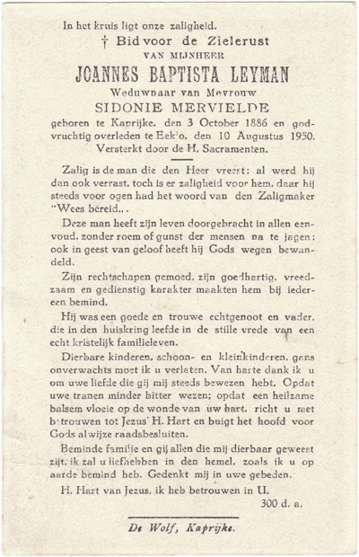 Joannes Baptista Leyman