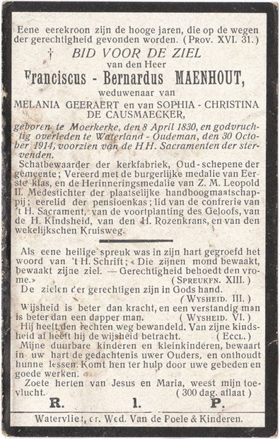 Franciscus Bernardus Maenhout