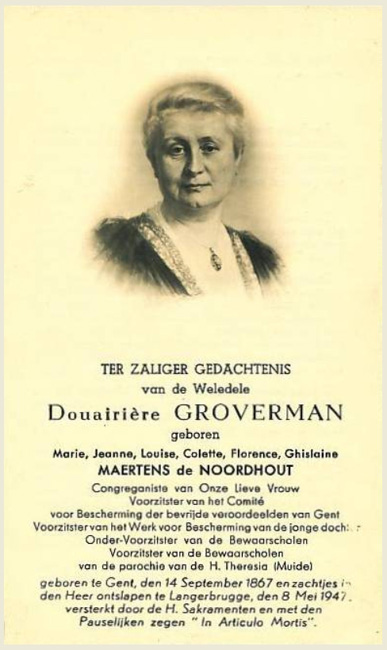 Marie Jeanne Louise Colette Florence Ghislaine Maertens de Noordhout
