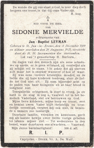 Sidonie Mervielde