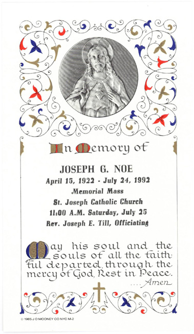 Joseph G. Noë