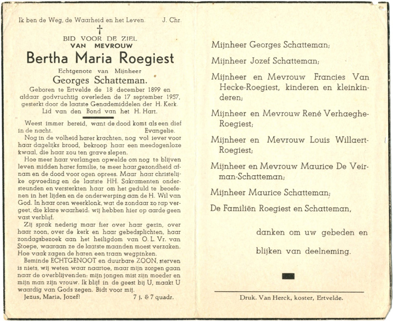 Bertha Maria Roegiest