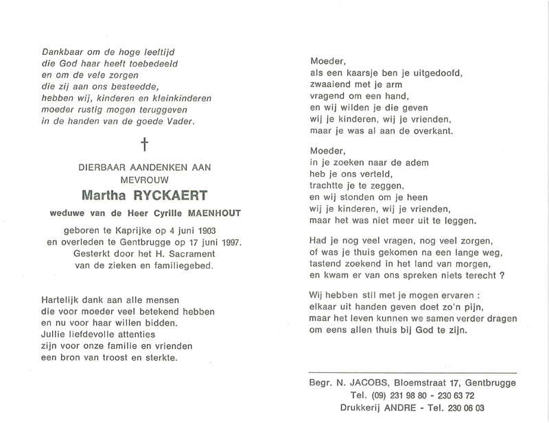 Martha Ryckaert