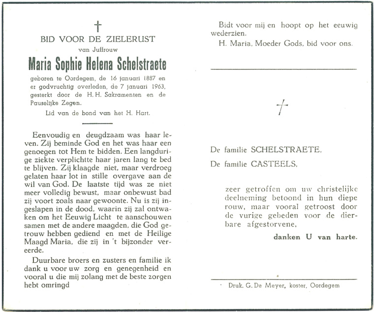 Maria Sophie Helena Schelstraete