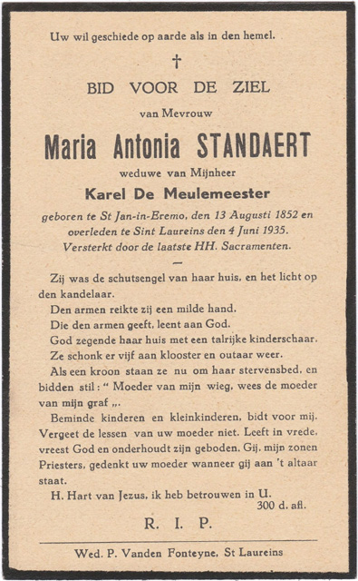 Maria Antonia Standaert