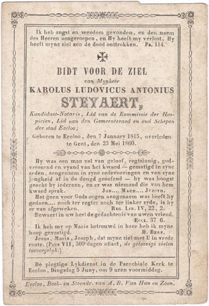 Karolus Ludovicus Steyaert