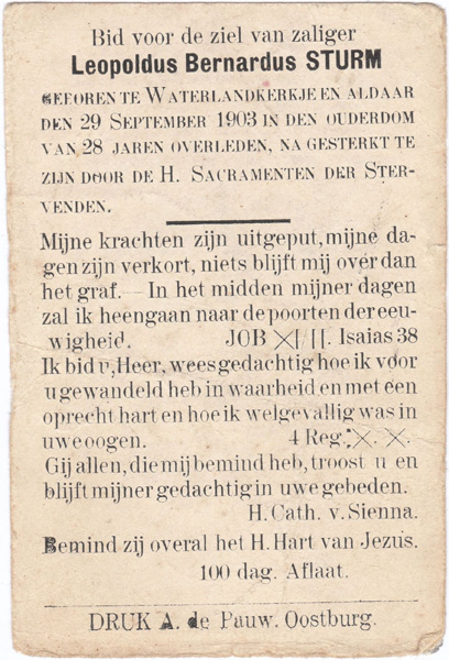 Leopoldus Bernardus Sturm