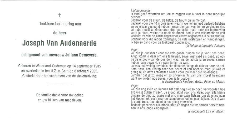 Joseph Van Audenaerde