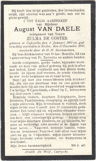 August Van Daele