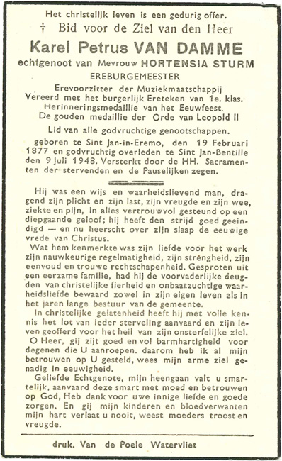 Karel Petrus Van Damme