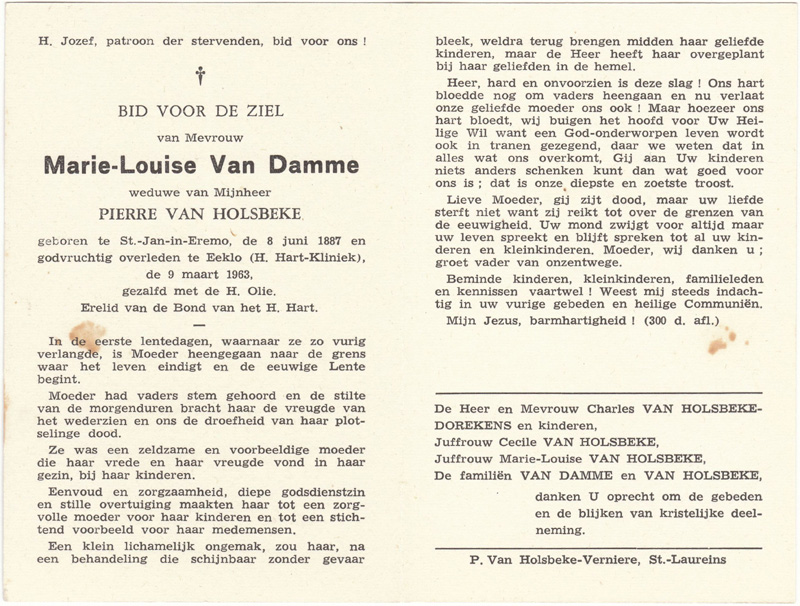 Marie Louise Van Damme