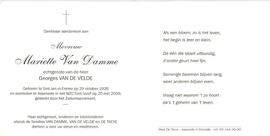 Mariette Van Damme