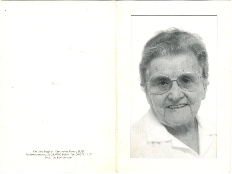 Martha Emma Augusta Van De Bouchaute