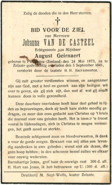Johanna Van De Casteel