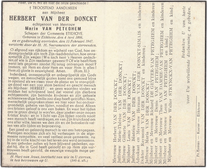 Herbert Van Der Donckt