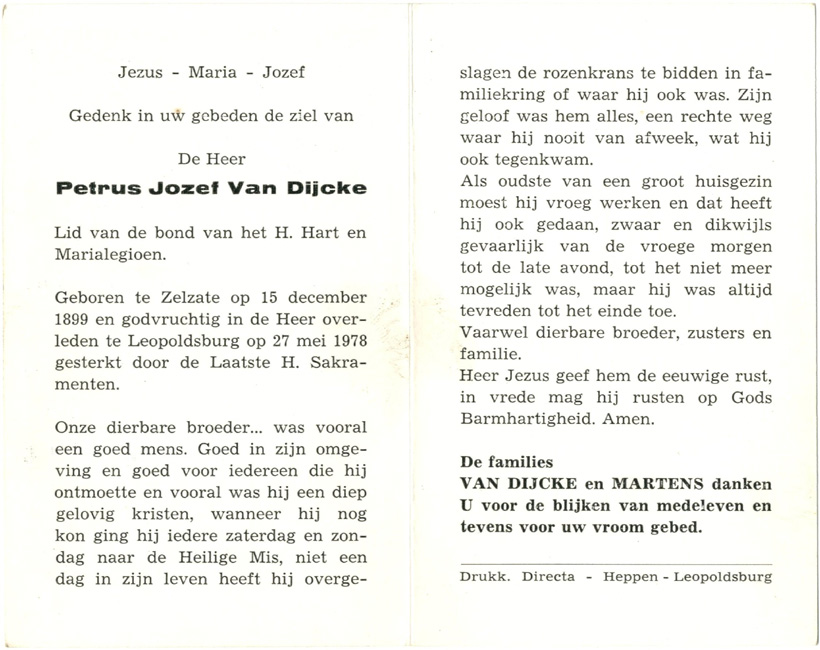 Petrus Jozef Van Dijcke