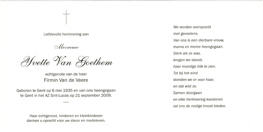 Yvette Van Goethem