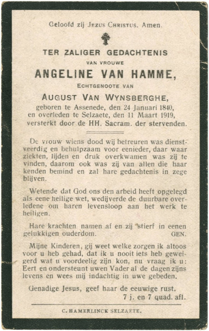 Angeline Van Hamme