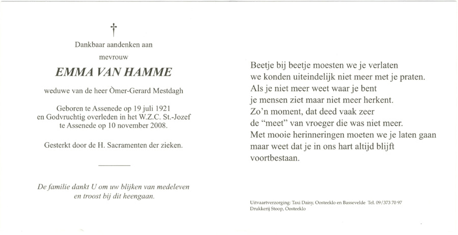 Emma Van Hamme