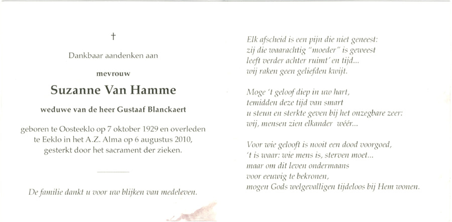 Suzanne Van Hamme