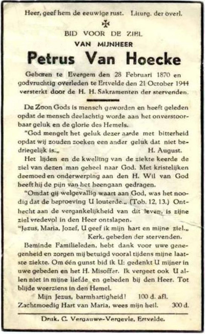 Petrus Van Hoecke