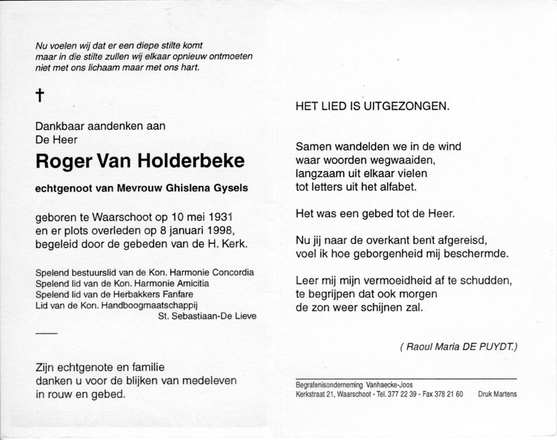 Roger Van Holderbeke