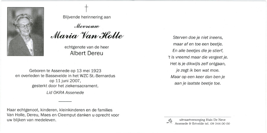 Maria Van Holle