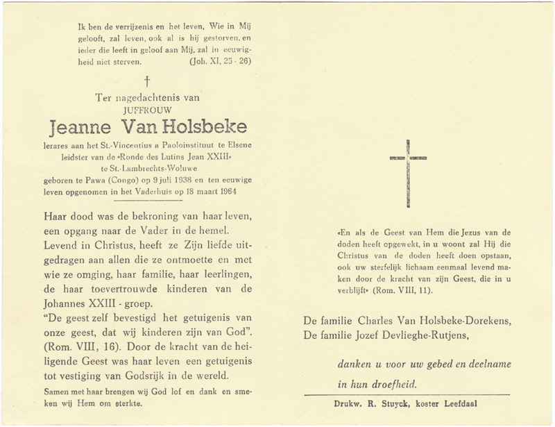 Jeanne Van Holsbeke