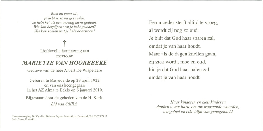 Mariette Van Hoorebeke