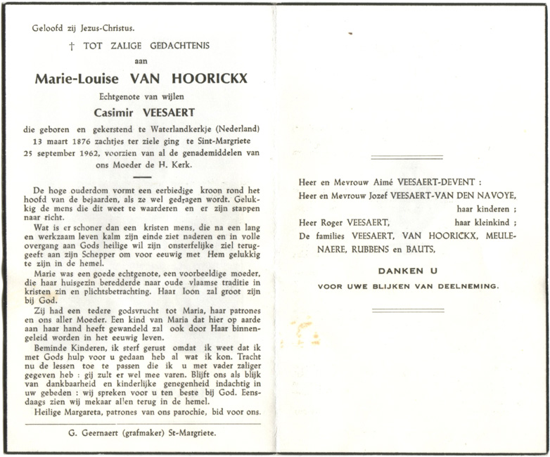 Marie-Louise Van Hoorickx