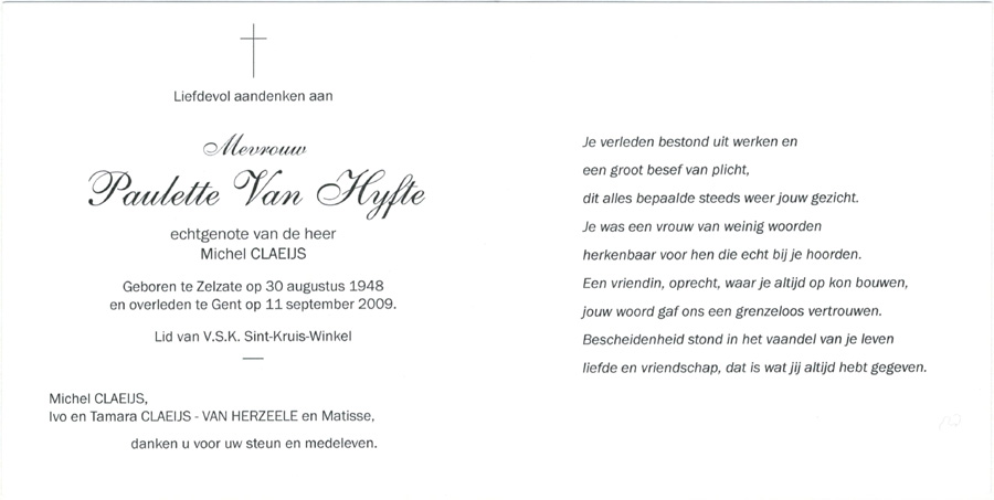 Paulette Van Hyfte