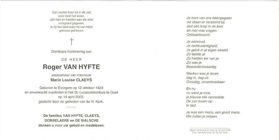 Roger Van Hyfte