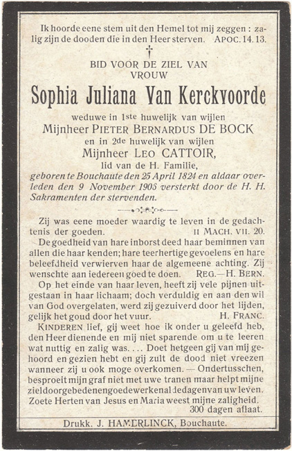 Sophia Juliana Van Kerckvoorde