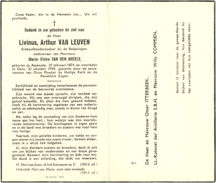 Livinus Arthur Van Leuven